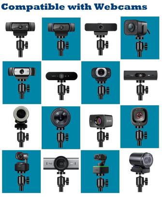 Imagem de Suporte de webcam AceTaken MX Brio para Logitech MX Brio 4K preto