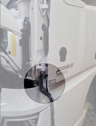 Imagem de Suporte Dianteiro Frontal Antena Px Mercedes Benz Mb Actros Lado Carona