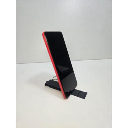 Imagem de Suporte dobrável de celular portátil com chaveiro  compacto, ajustável e ideal para viagem e mesa