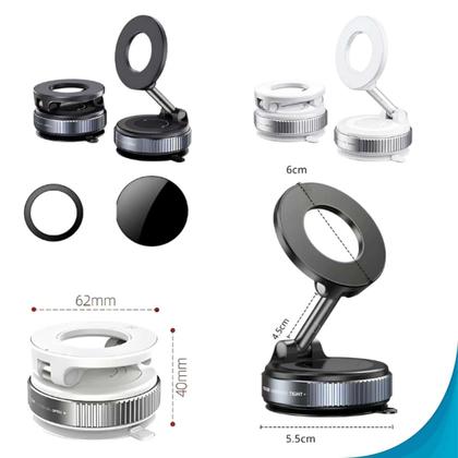 Imagem de Suporte dobrável magnético Seguro Para Motorista De Aplicativos