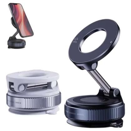 Imagem de Suporte dobrável magnético Seguro Para Motorista De Aplicativos