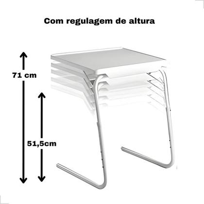 Imagem de Suporte Dobrável Para Notebook Mesa de Apoio Portátil Estudo e Viagem