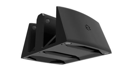 Imagem de Suporte Duplo 2 Notebooks Fechado Laptop Mesa Vertical