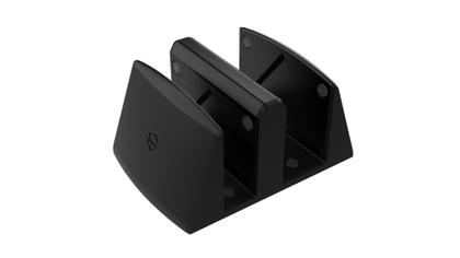 Imagem de Suporte Duplo 2 Notebooks Fechado Laptop Mesa Vertical