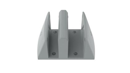 Imagem de Suporte Duplo 2 Notebooks Fechado Laptop Mesa Vertical