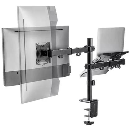 Imagem de Suporte Duplo Articulado De Mesa Para Monitor e Notebook BMG-33