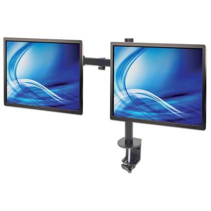 Imagem de Suporte duplo braco 2 monitor articulado 10 a 32 polegadas