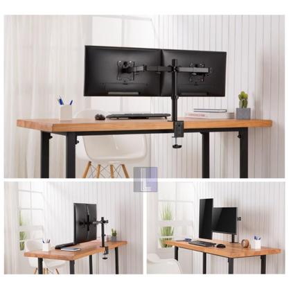 Imagem de Suporte Duplo Dois Monitores/TV 13 à 32" Mesa/Parede Vesa NF