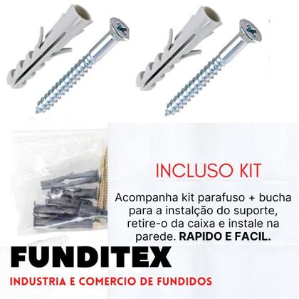 Imagem de Suporte Enrolador Mangueira Jardim Clássico Branco