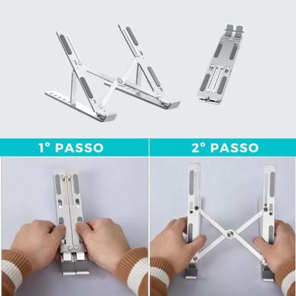 Imagem de Suporte Ergonômico P/ Notebook, Netbook, Tablet Dobrável