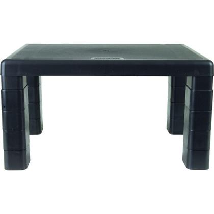 Imagem de Suporte Ergonômico para Monitor Multi Quadrado, Ajuste com 4 Níveis de Altura, Preto - AC125