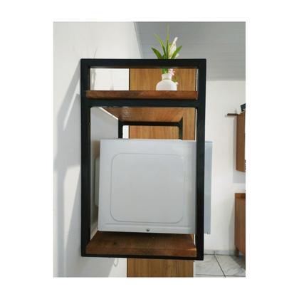 Imagem de Suporte Estilo Industrial Para Microondas