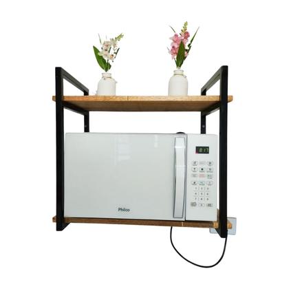 Imagem de Suporte Estilo Industrial Para Microondas