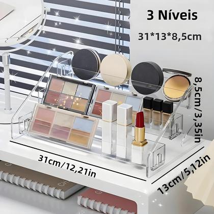 Imagem de Suporte Expositor De Esmaltes Em Acrílico Transparente, Organizador De Cosméticos Multi-camadas Com