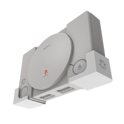 Imagem de Suporte Expositor de Parede Compatível com o Console Playstation Clássico PS1 FAT - ARTBOX3D