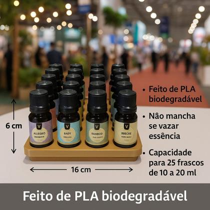 Imagem de Suporte Expositor Escada Para Óleos Essenciais Organizador