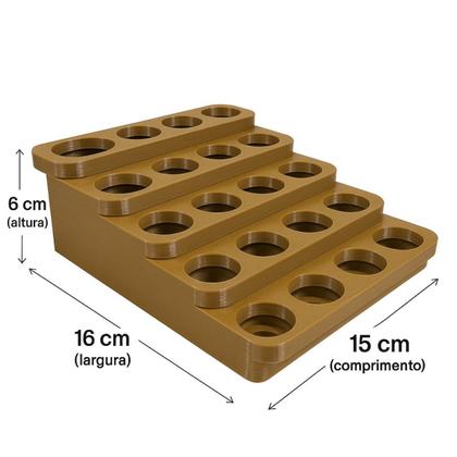 Imagem de Suporte Expositor Escada Para Óleos Essenciais Organizador