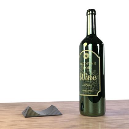 Imagem de Suporte Expositor Organizador De Mesa Para Garrafas De Vinho Deitada