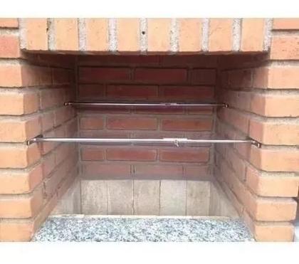 Imagem de Suporte Extensor Para Churrasqueira De Alvenaria Tijilo Apoiador De Grelhas Espetos Grill Com Regulagem