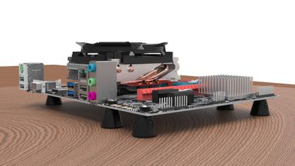 Imagem de Suporte Externo Placa Mae Video Vga Gpu Mineração Rig Apoio