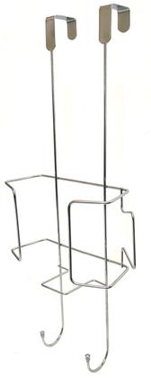 Imagem de Suporte Ferro de Passar Porta Tabua de Passar Cromado Organizador sem Furo