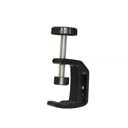 Imagem de Suporte Fixação em Mesas e Barras até 4,6cm com Encaixe 1/4 e 3/8 Polegadas