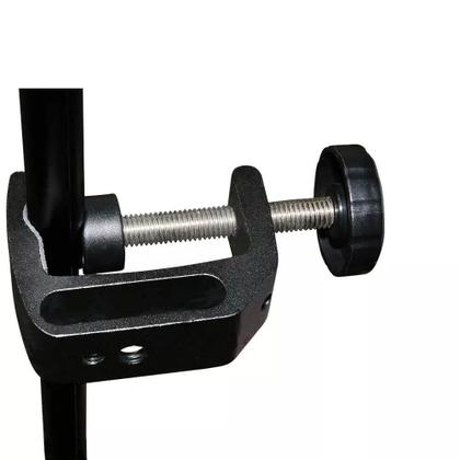 Imagem de Suporte Fixação em Mesas e Barras até 4,6cm com Encaixe 1/4 e 3/8 Polegadas