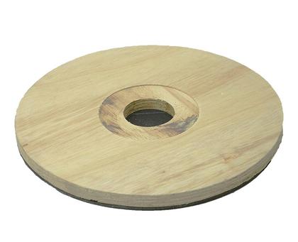 Imagem de Suporte Fixador Com tiras autocolantes Para Disco de Limpeza e Polimento SEM Flange 350 mm Para Enceradeira CLEANER, Allclean, Bandeirantes Entre Outras