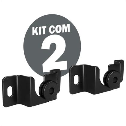 Imagem de Suporte Fixo Compatível Com Televisão 13 Á 70 Polegadas Universal Kit Com 2