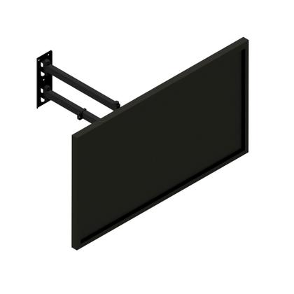 Imagem de Suporte fixo de parede articulado para tv 10 a 55 polegada parede 3 movimentos triarticulado com inclinação  longo