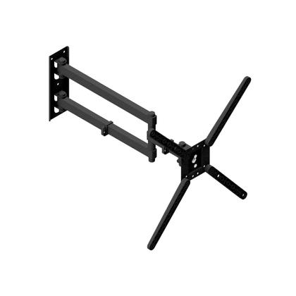 Imagem de Suporte fixo de parede articulado para tv 10 a 55 polegada parede 3 movimentos triarticulado com inclinação  longo