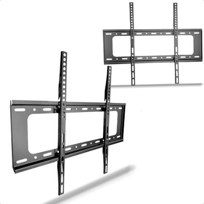 Imagem de Suporte Fixo de parede para TVs LCD LED Smart de 40 a 80 Polegadas Suporta até 75kg