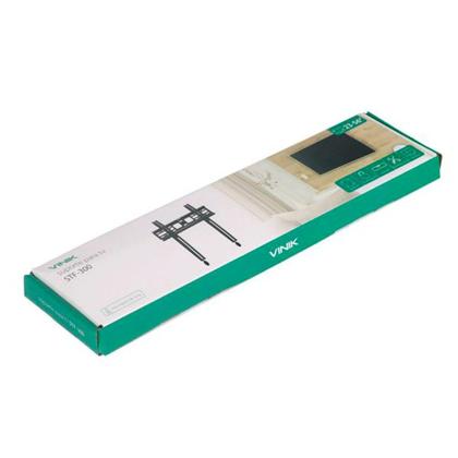 Imagem de Suporte Fixo de Parede Vinik, para TVs de 23" a 56", com Trava de Segurança, Preto - STF-300