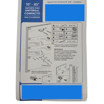 Imagem de Suporte Fixo Para Colocar Tv LG Na Parede 32 Polegadas