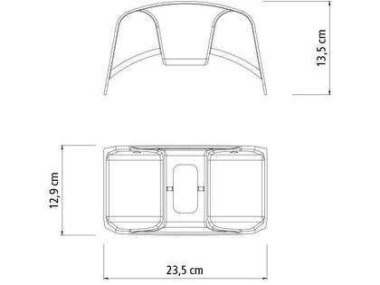 Imagem de Suporte Fixo Para Mangueira Meia Lua Até 35m - Tramontina