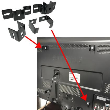 Imagem de Suporte Fixo Para Tv Samsung 32 40 43 50 55 Smart Led 3d Lcd