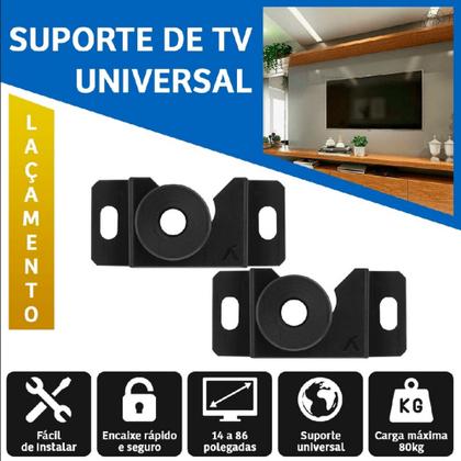 Imagem de Suporte Fixo Parede Smart Para Tv Universal 14 A 84 Sav-1000