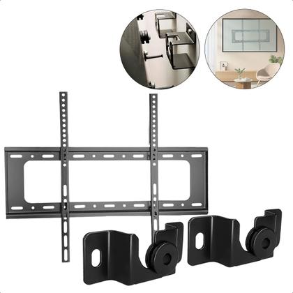 Imagem de Suporte Fixo Parede TV 1370 Polegadas Kit com TV 4080 Polegadas LCD LED Plasma