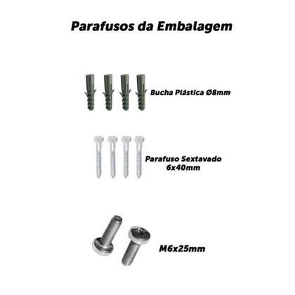 Imagem de Suporte Fixo Universal 10" a 100" Polegadas - Forceline - Force Line