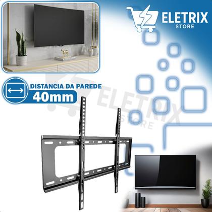 Imagem de Suporte FixoUniversal 4080” até 75kg + Extensão 4 Tomadas com Chave On/Off