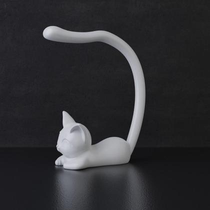 Imagem de Suporte Fone Ouvido Mesa Headset Gamer GATINHO MINIMALISTA com e sem fio pc Universal Display Rack