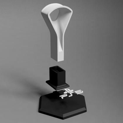 Imagem de Suporte Fone Ouvido Mesa Headset Gamer PS5 PLAYSTATION com e sem fio pc Universal Display Rack