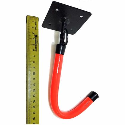 Imagem de Suporte Gancho de Bicicleta Parede Vertical - Cor Laranja