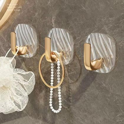 Imagem de Suporte Gancho Retrô: Ideal para Toalhas no Banheiro e Joias no Quarto!