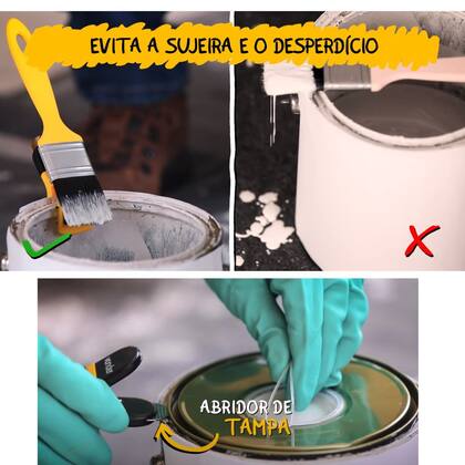 Imagem de Suporte Garra Magnética Pincel Rolo Tinta Com Abridor Vonder