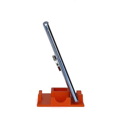 Imagem de Suporte Genial Universal De Mesa Para Celular Tablet Laranja