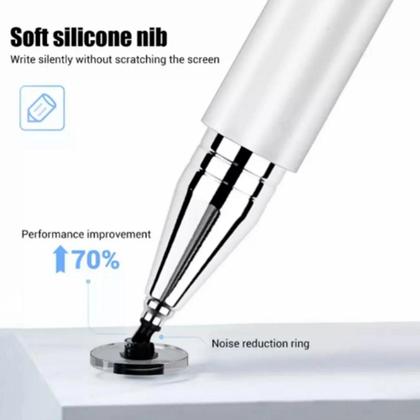 Imagem de Suporte Giratório de Alumínio + Caneta Para Tablet Multilaser M9