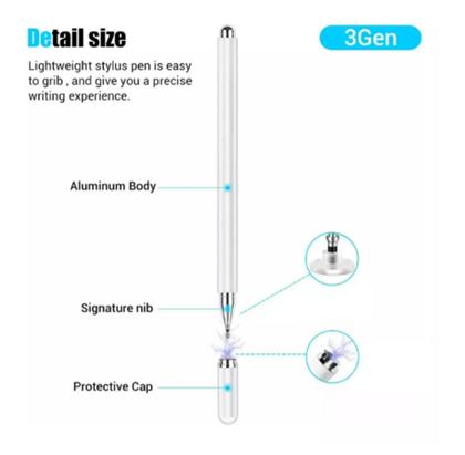 Imagem de Suporte Giratório de Alumínio + Caneta Para Tablet Multilaser M9