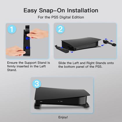 Imagem de Suporte horizontal: Acessórios NexiGo PS5 para PlayStation 5