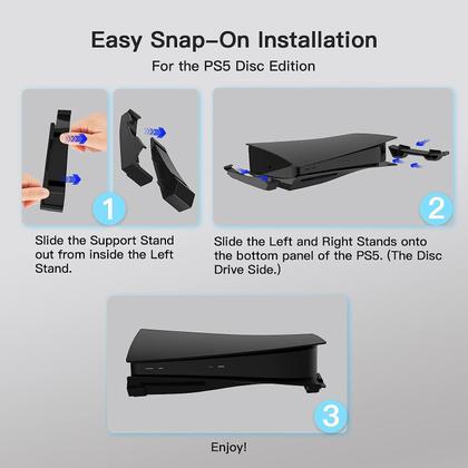 Imagem de Suporte horizontal: Acessórios NexiGo PS5 para PlayStation 5